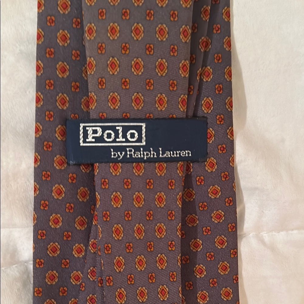 Polo by Ralph Lauren Men's Brown Patterned Tie